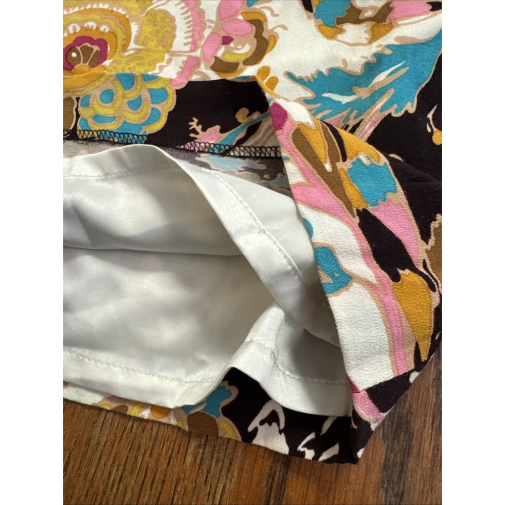 Boden Floral Paisley Midi Dress in Black, Pink, Turquoise & Gold - Picture 5 of 10